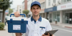 coursier laboratoire salaire