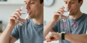 combien de temps pour eliminer un verre d'eau
